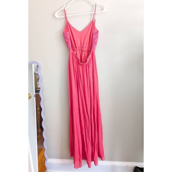 Rue 21 Backless Coral Maxi Dress - Picture 4 of 5